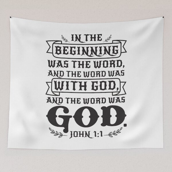 Item preview, John 1:1 designed and sold by plushism.