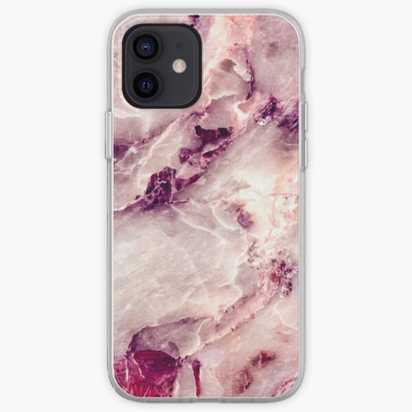 Pink Marble 01 iPhone Soft Case