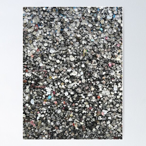 Item preview, Photo of Berlin wall full of chewing gums. designed and sold by JustynaWarsaw.
