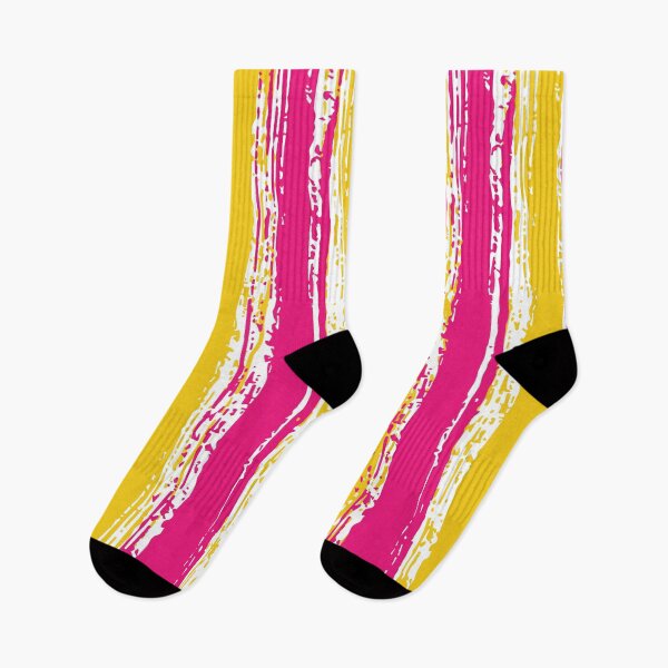 Item preview, Yellow, White & Magenta Stripes designed and sold by Mia Harper Design.