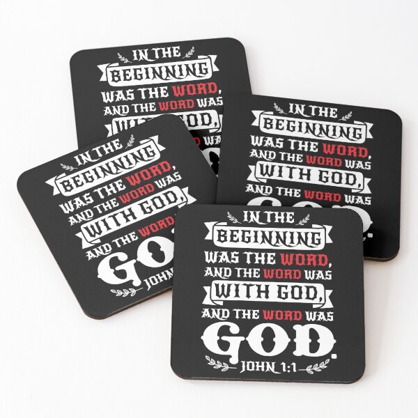 Item preview, John 1:1 designed and sold by plushism.