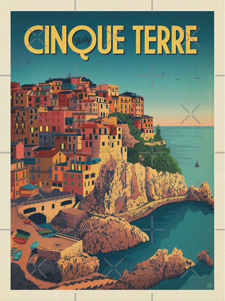 Cinque Terre Italy Framed Art Print by animateastory