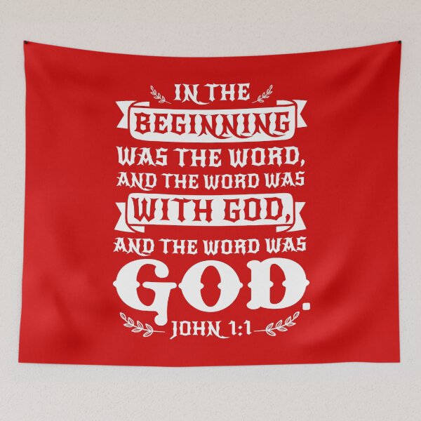 Item preview, John 1:1 designed and sold by plushism.