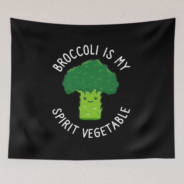 Item preview, Broccoli Is My Spirit Vegetable - Funny Broccoli Lovers Gift designed and sold by propellerhead.