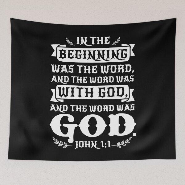 Item preview, John 1:1 designed and sold by plushism.