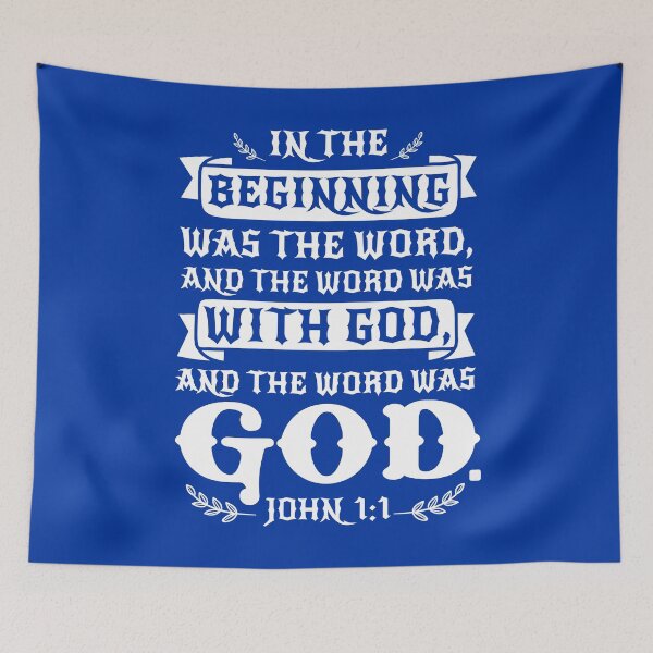 Item preview, John 1:1 In The Beginning Was The Word designed and sold by plushism.