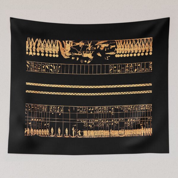 Item preview, Egyptian astrological cieling from the Tomb of Psammis in Thebes designed and sold by WillowNox7.
