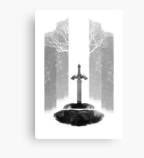 Master Sword Metal Print