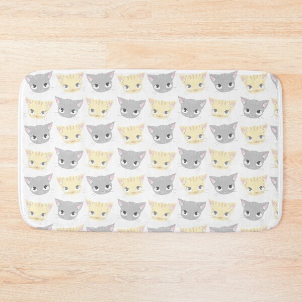 Item preview, Cute Kitten Face Pattern designed and sold by tanyadraws.