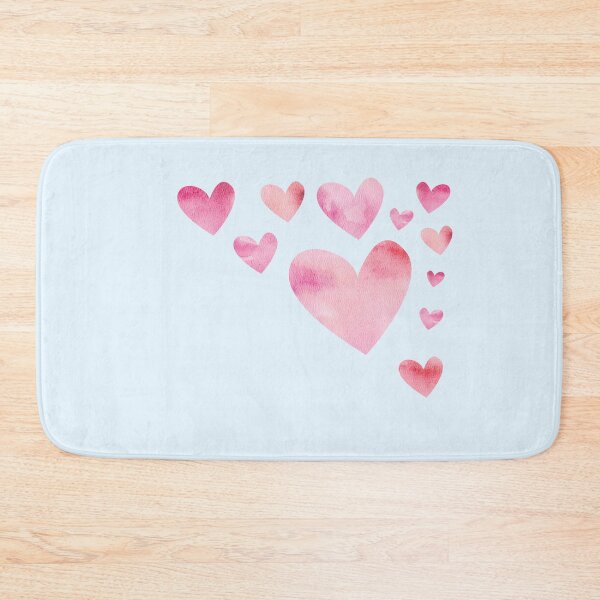 Item preview, Pink Watercolor Hearts Valentines Design designed and sold by tanyadraws.