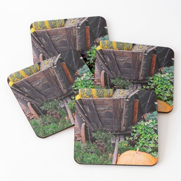 Item preview, Decorative Old Garden Cart With Pumpkins designed and sold by Elzbieta Fazel.