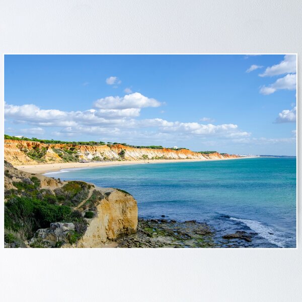 Falesia Beach From Olhos d'Agua Poster