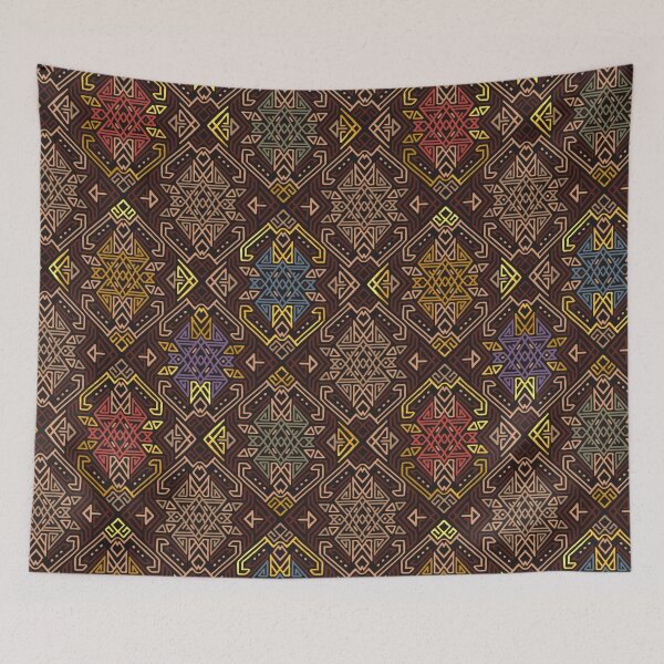 Item preview, Autumn Tribal Pattern #4 designed and sold by M-ohlala.