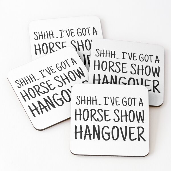 Item preview, Horse Show Hangover designed and sold by Ali Scarlett Adams.