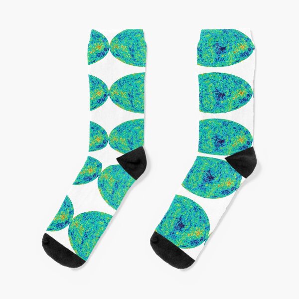 Cosmic microwave background. First detailed "baby picture" of the universe Socks