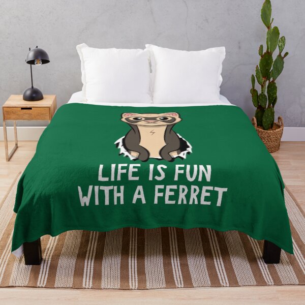 Item preview, Ferret Lover Gift - Life Is Fun With A Ferret designed and sold by propellerhead.