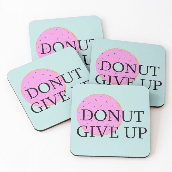 Item preview, Donut give up! designed and sold by awesomenerdshop.