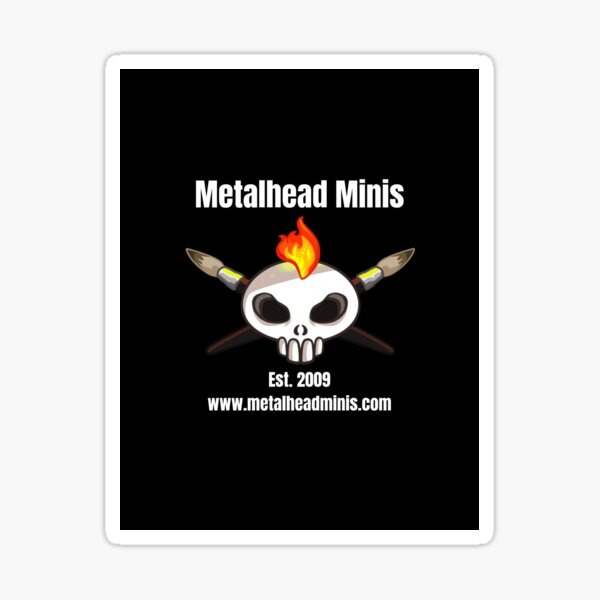 Metalhead Minis Logo Sticker