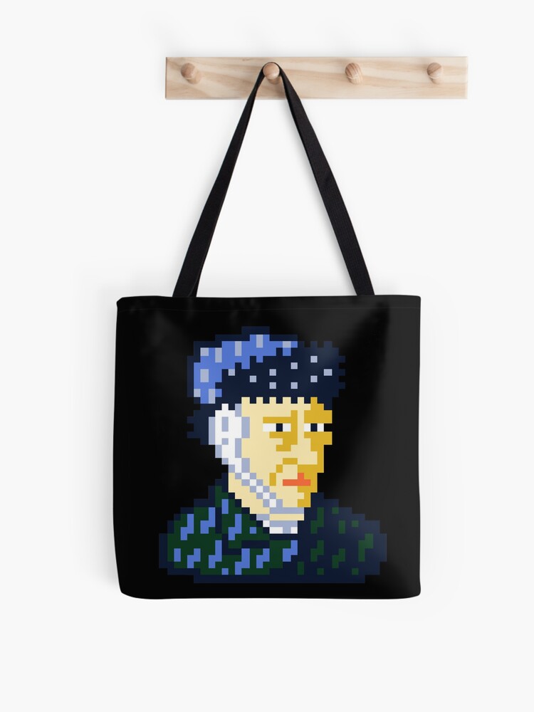 Vincent van Gogh Pixel Art Tote Bag
