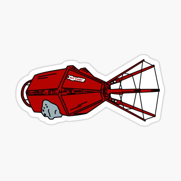 UEA GeekSoc - Red Dwarf Sticker