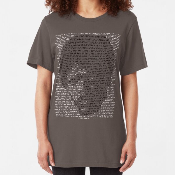 Ezekiel 25:17 Slim Fit T-Shirt