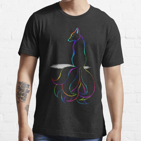 Rainbow Kitsune Essential T-Shirt