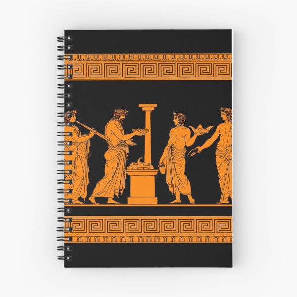 Item preview, Red figure Greek vase offering scene designed and sold by WillowNox7.