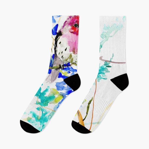 Item preview, House Finch And Wild flowers  designed and sold by surenart.