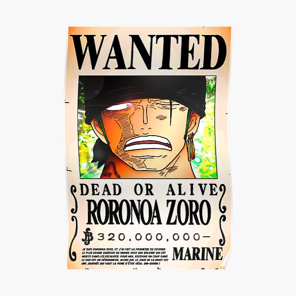 Roronoa Zoro Posters Redbubble