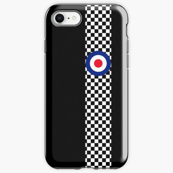 Classic Target Roundel Racing Checkers iPhone Tough Case