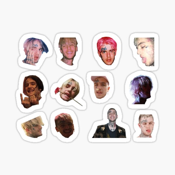 Lil Peep cutest faces Sticker