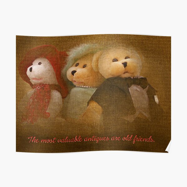 Teddys' Night Out (card) Poster