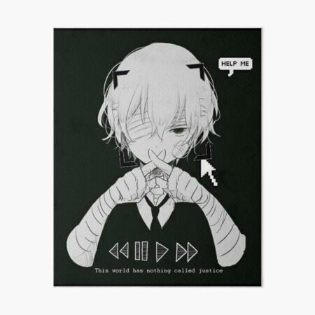 Help Me - Sad Anime Girl | Art Board Print