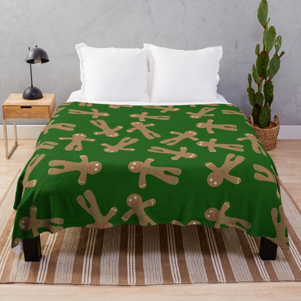 Aperçu de l'œuvre Modèle de bonhomme en pain d'épice de Noël vert créée et vendue par sigdesign.