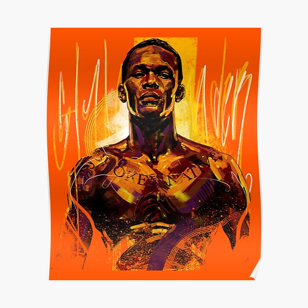 Israel "The Last Stylebender" Adesanya UFC Middleweight Champion Poster
