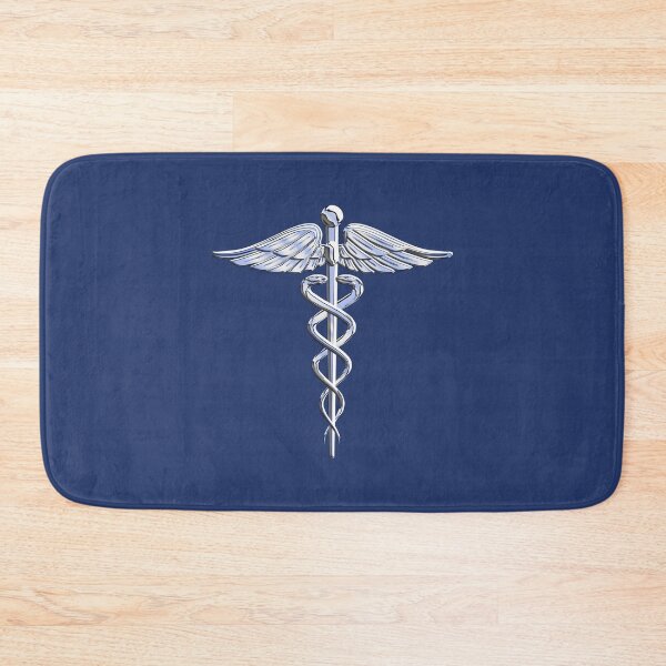 Item preview, Chrome like Medical Caduceus Snakes designed and sold by Garaga.