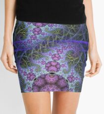 Mobius dragons and other patterns, fractal abstract artwork Mini Skirt