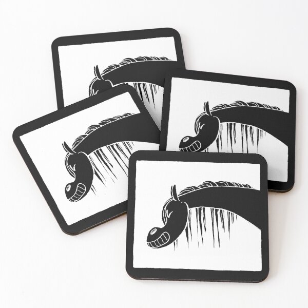 Item preview, smiling horse (black) designed and sold by jlc2903.
