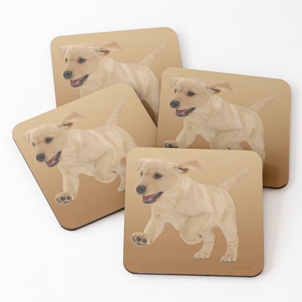 Item preview, Labrador puppy fun - 'Here I come!' designed and sold by JaneEden.