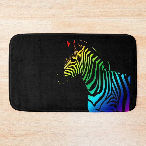 Item preview, Rainbow Zebra "Cutout" designed and sold by ArtByJensterG.