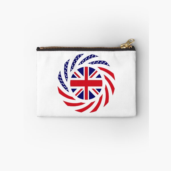 Item preview, British American Multinational Patriot Flag Series designed and sold by Carbon-Fibre Media.