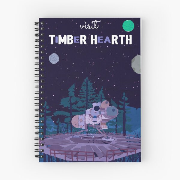 Item preview, Timber Hearth Travel Poster designed and sold by SnowingRivers.