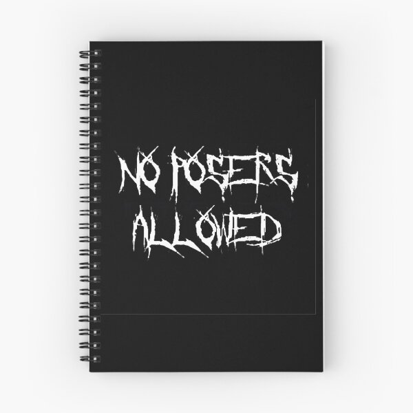 Item preview, No Posers Allowed designed and sold by Fruzsina Szabo.