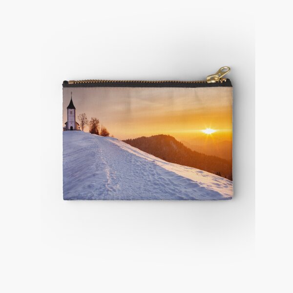 Item preview, Winter sunrise at Jamnik church of Saints Primus and Felician designed and sold by Ian Middleton.