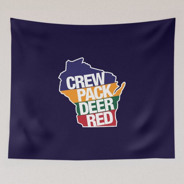 Item preview, Crew Pack Deer Red Wisconsin designed and sold by gstrehlow2011.