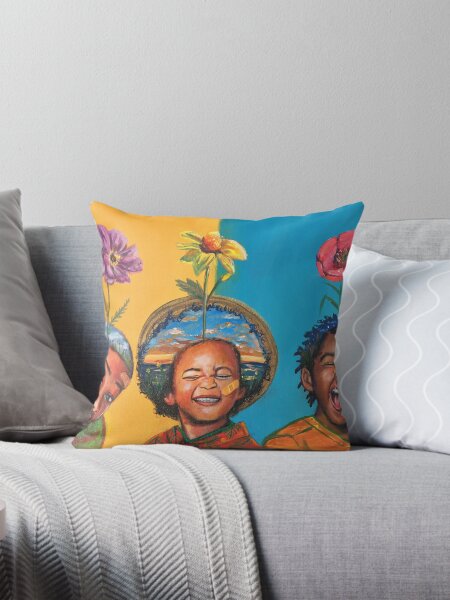 Black Boy Joy Pillows Cushions for Sale Redbubble