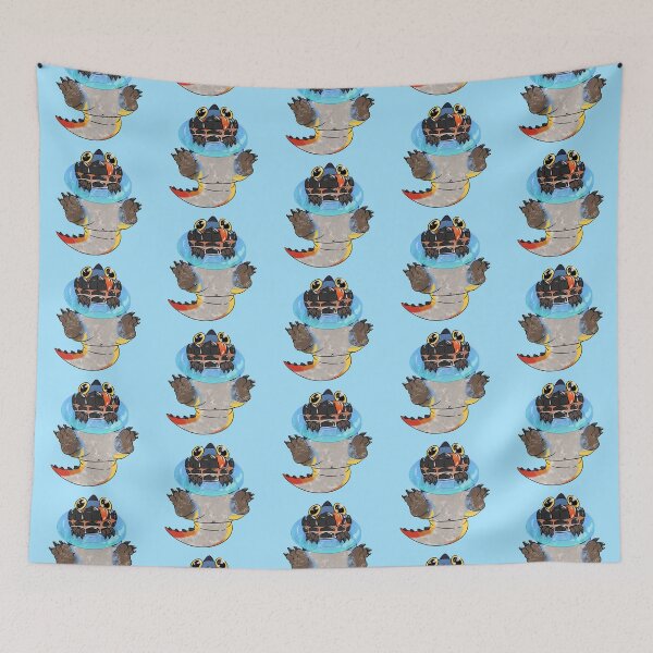 Artikelvorschau, Monster Hunter World Dodogama swimming entworfen und verkauft von AlistairArtwork.