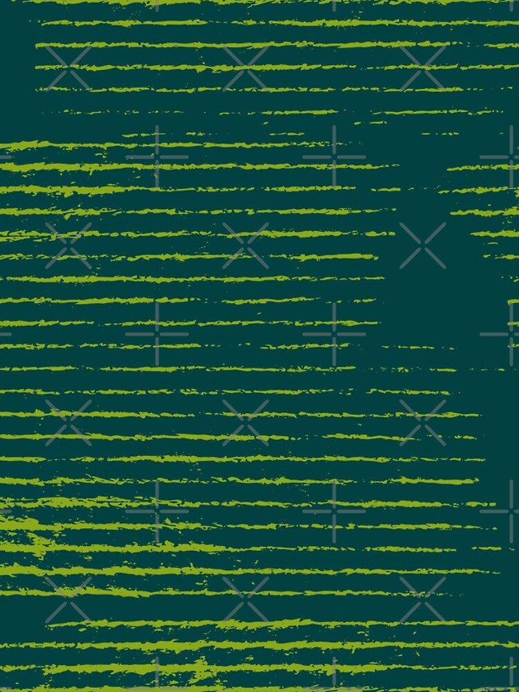 Emerald green grungy stripes by nobelbunt