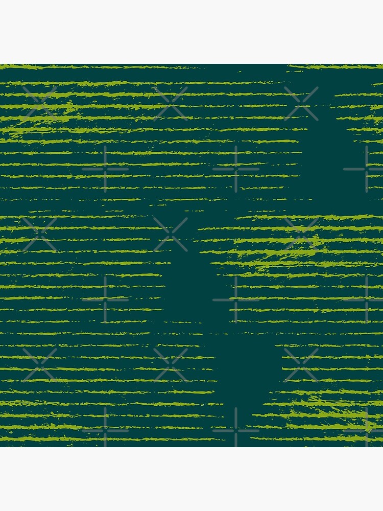 Emerald green grungy stripes by nobelbunt