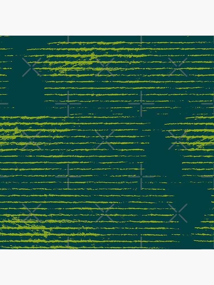 Emerald green grungy stripes by nobelbunt